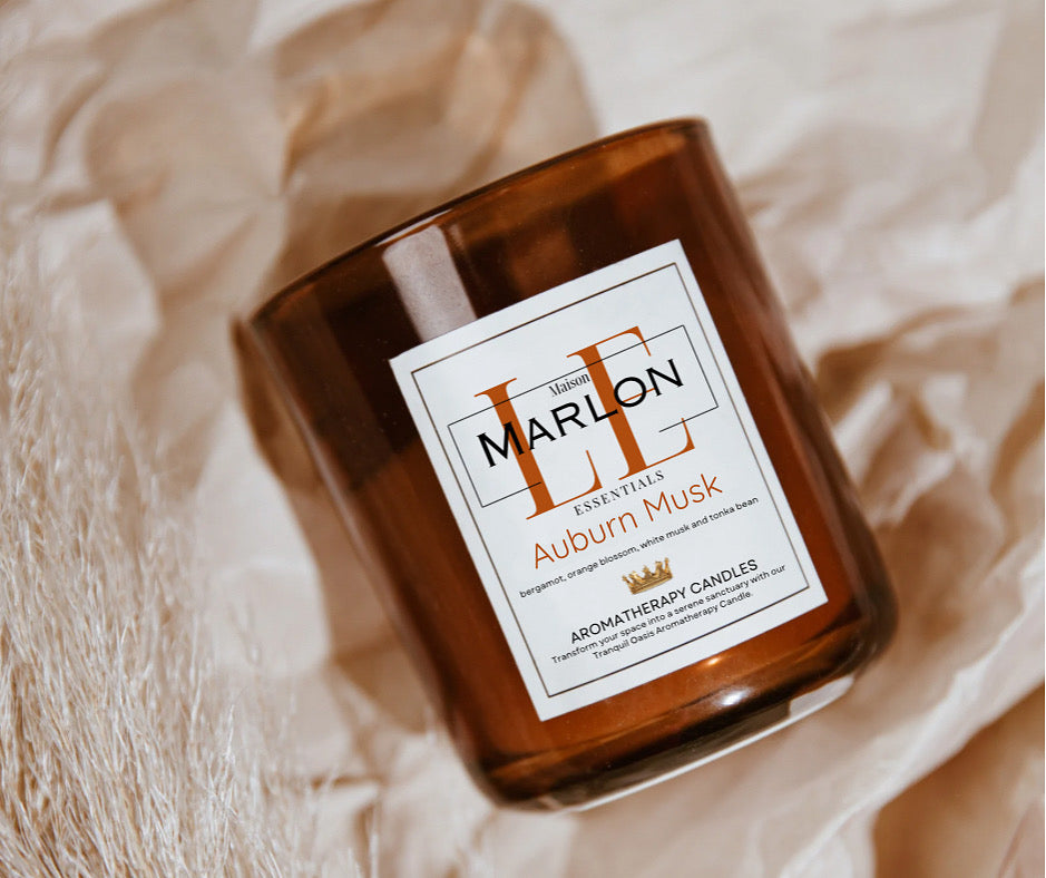 Auburn Musk essential fragrance candle 7oz